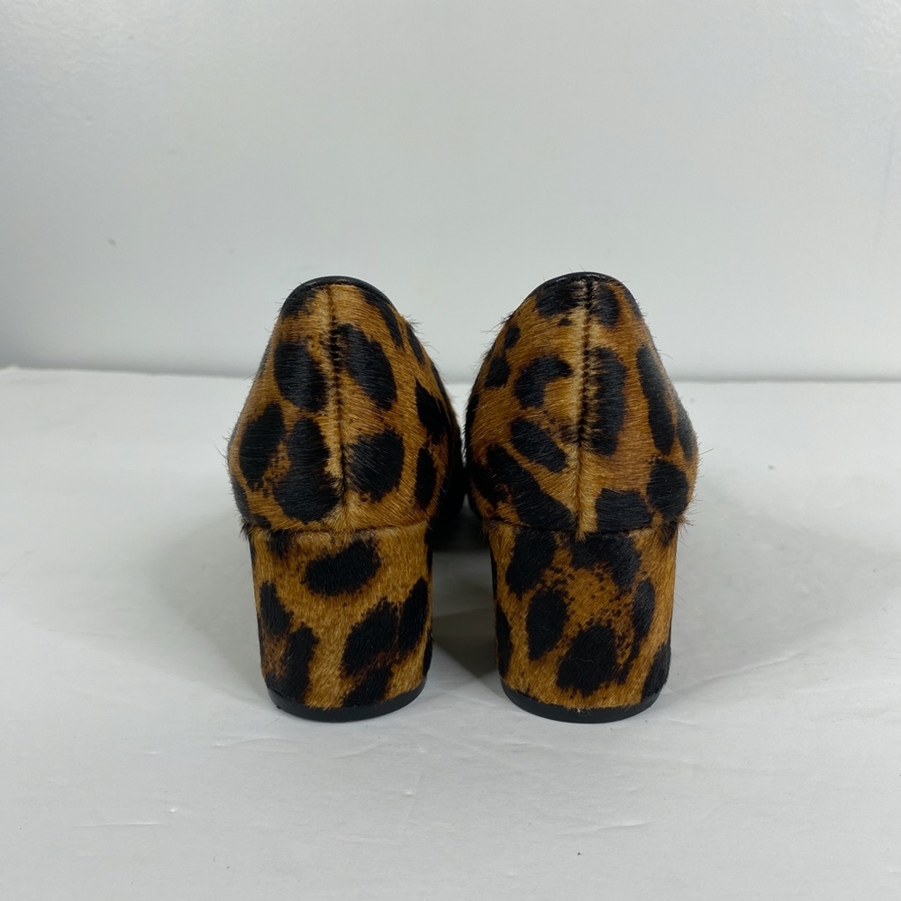 Talbots Calf Hair Leopard Print Pumps Sz. 6.5 - Picture 5 of 13